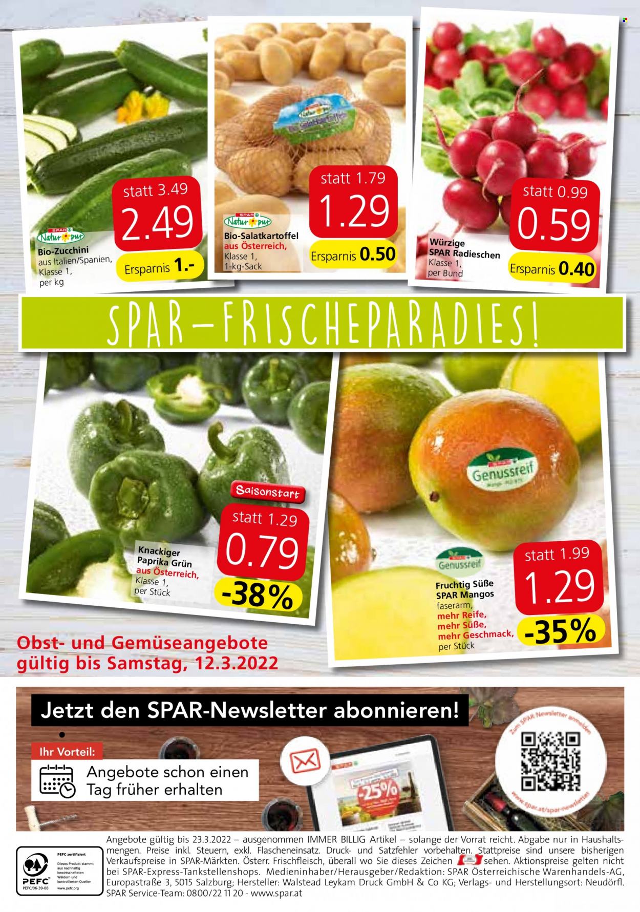 Angebote SPAR - 10.3.2022 - 23.3.2022. Seite 16