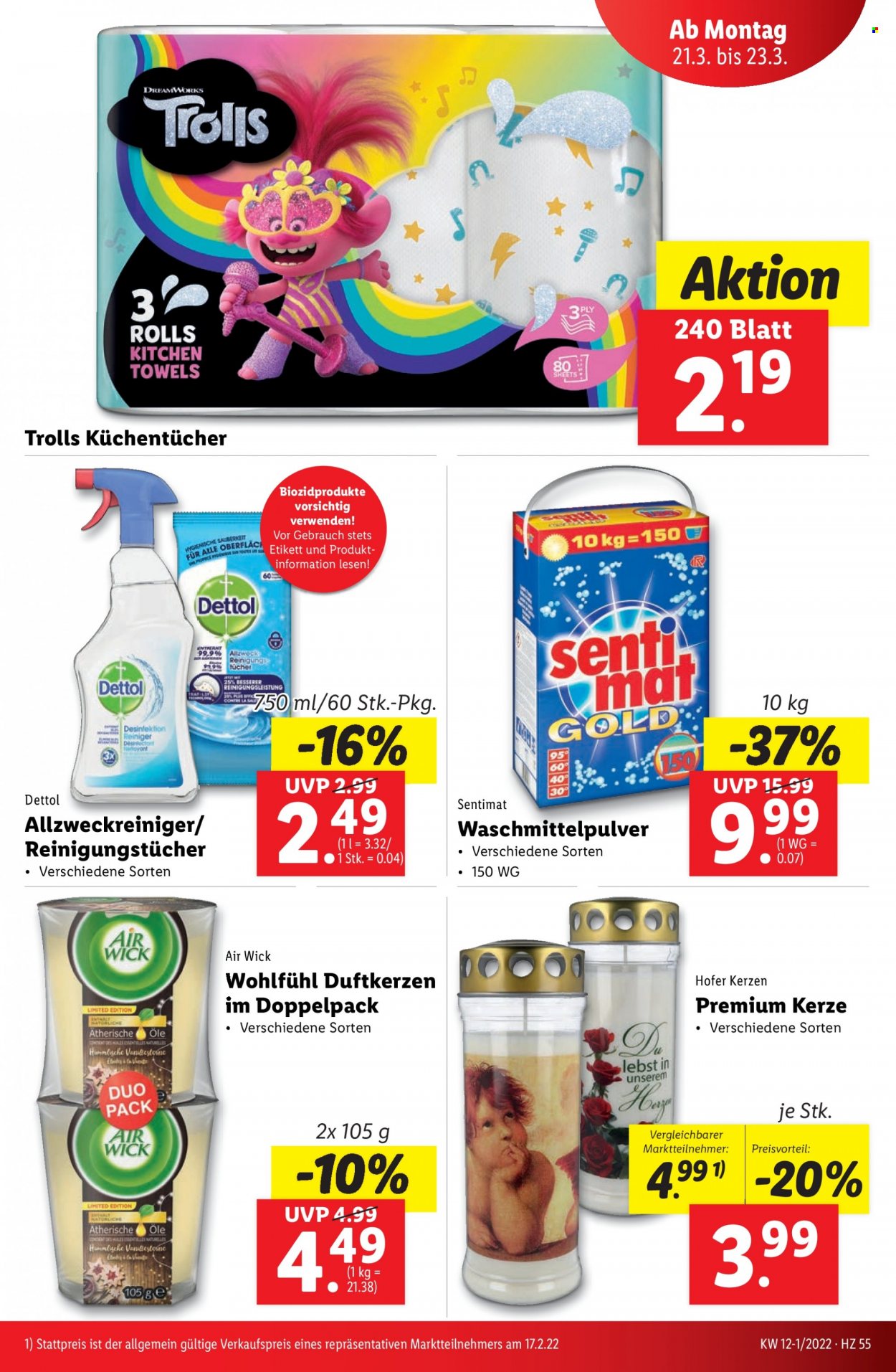 Angebote Lidl - 17.3.2022 - 23.3.2022. Seite 55