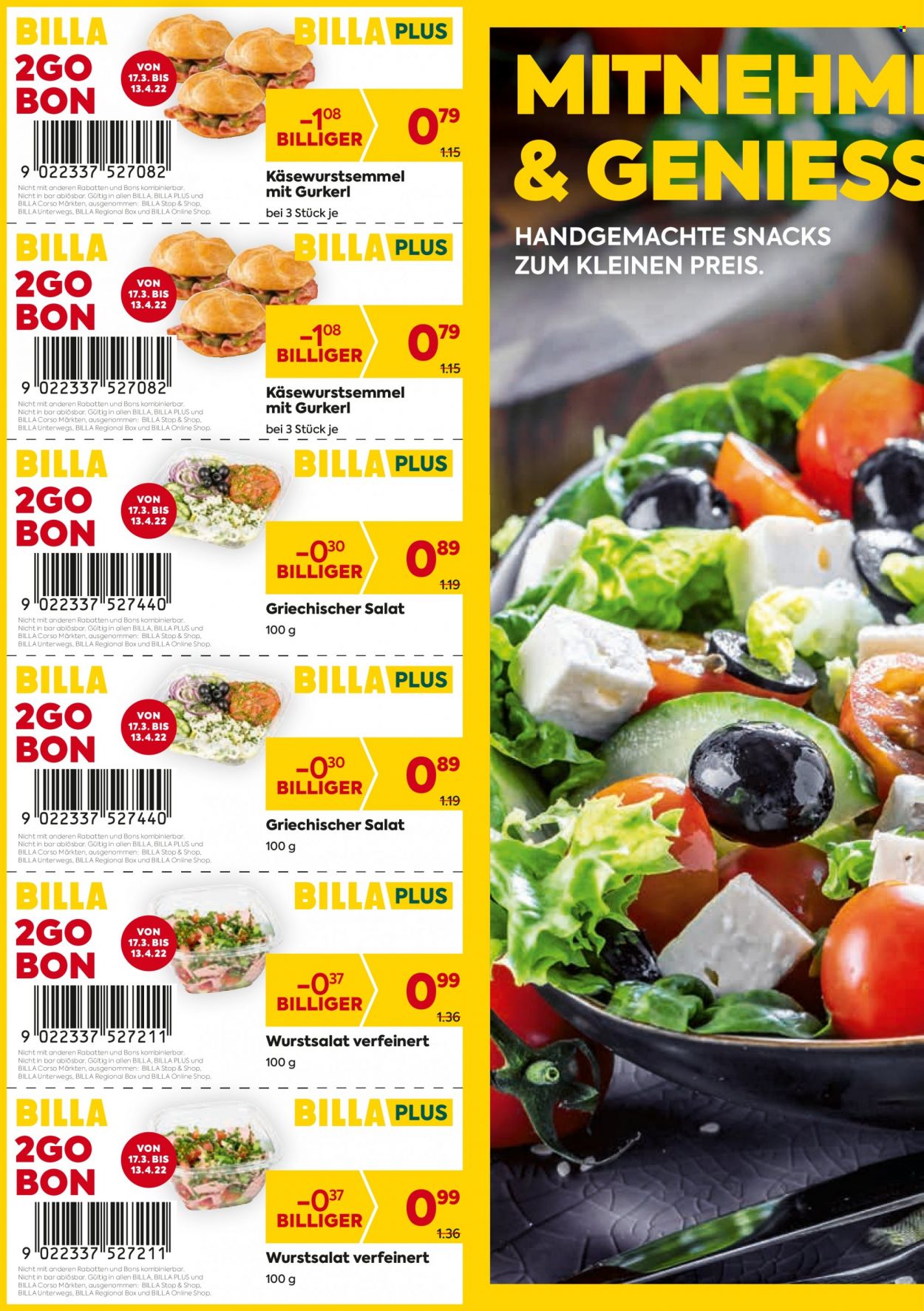 Angebote Billa - 17.3.2022 - 23.3.2022. Seite 12