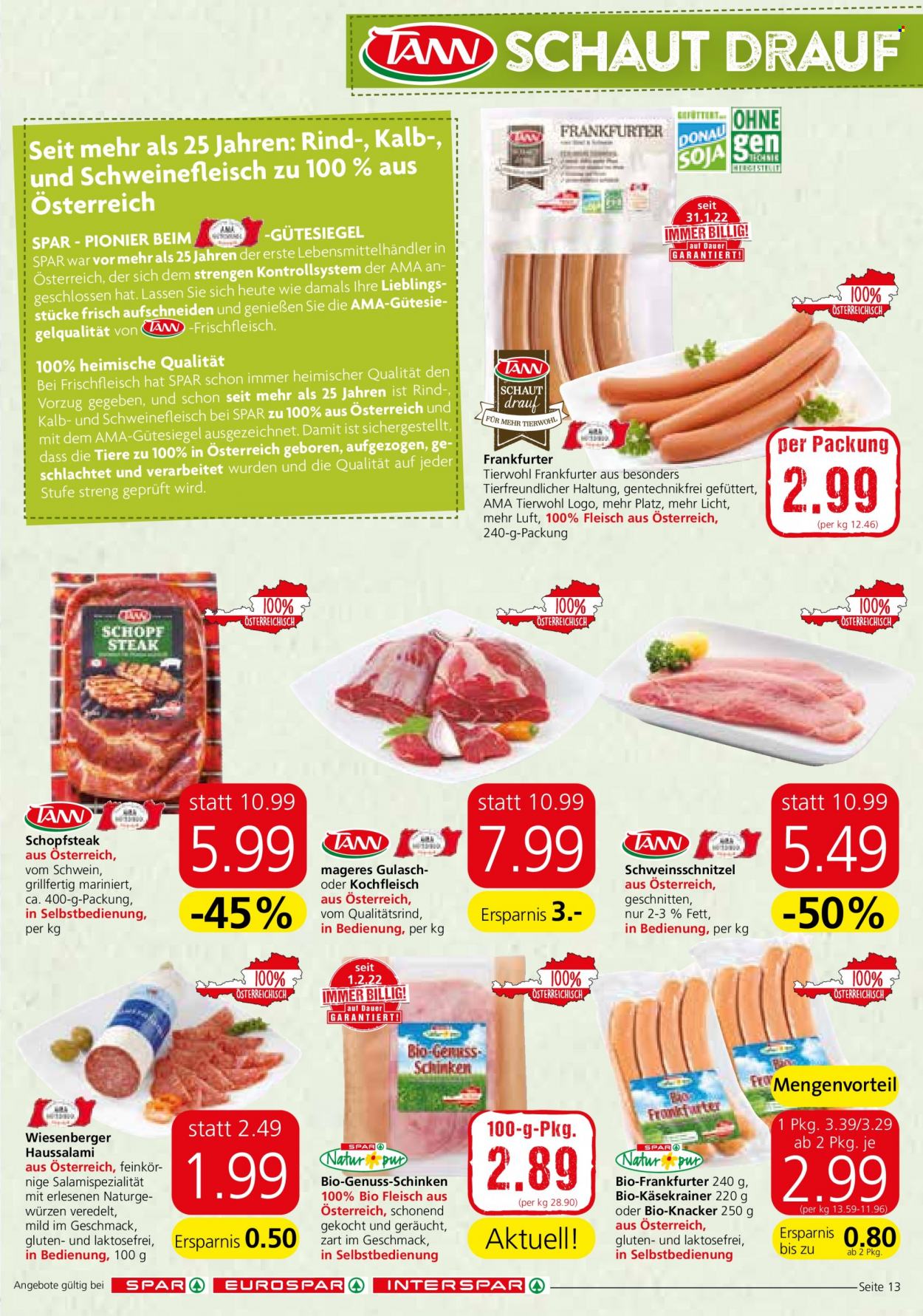 Angebote INTERSPAR - 17.3.2022 - 23.3.2022. Seite 13