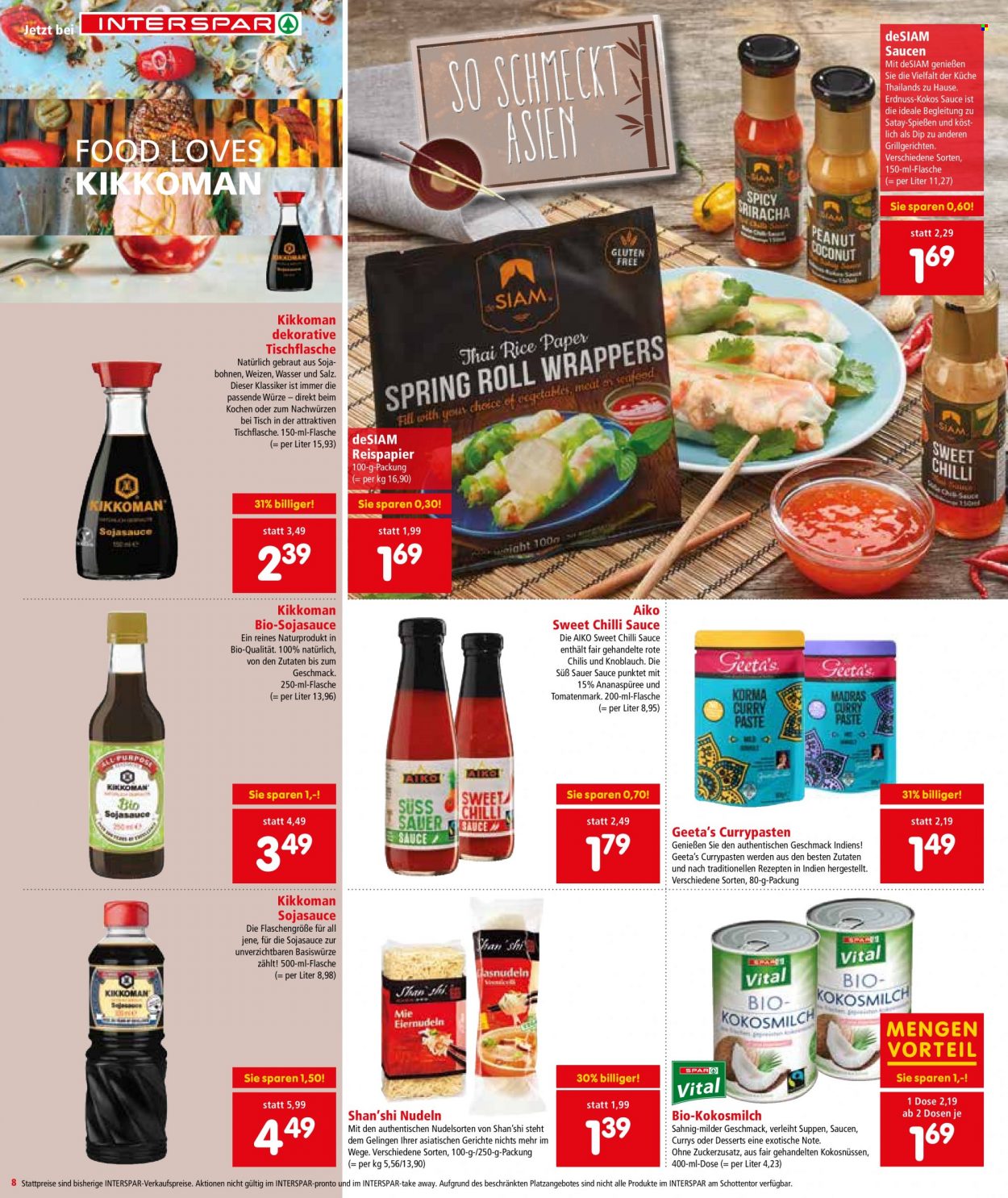 Angebote INTERSPAR - 17.3.2022 - 23.3.2022. Seite 8