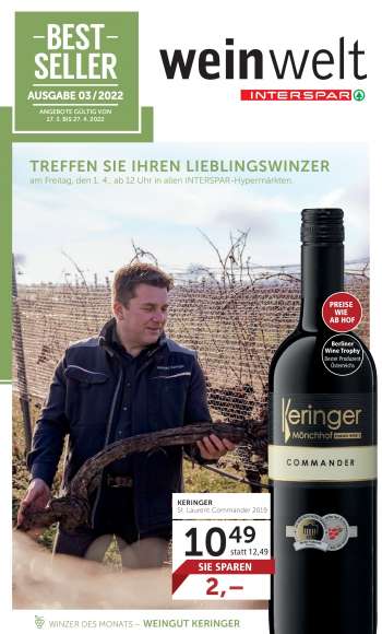 Angebote INTERSPAR - 17.3.2022 - 27.4.2022.