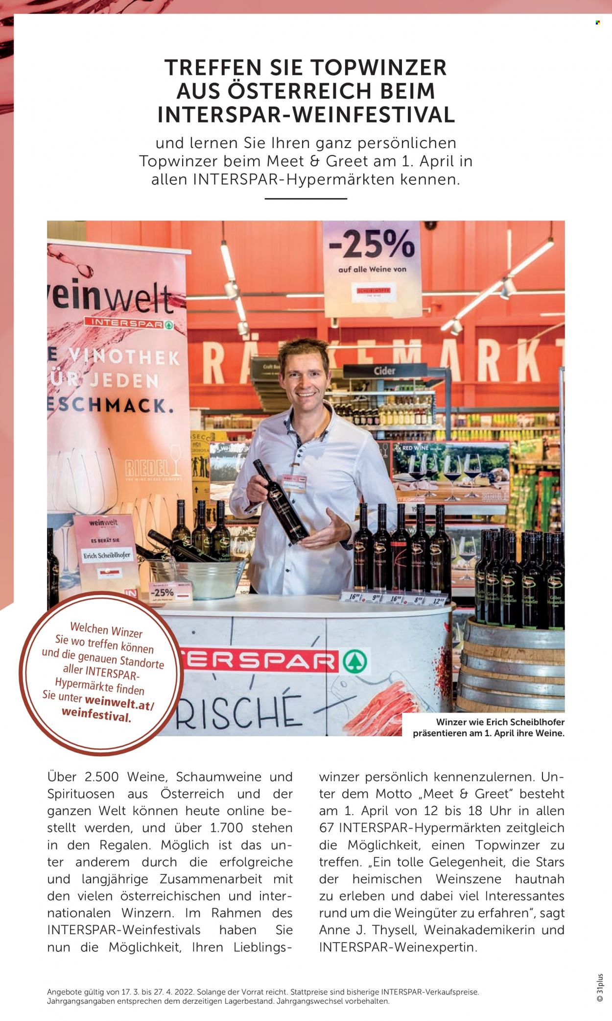 Angebote INTERSPAR - 17.3.2022 - 27.4.2022. Seite 4