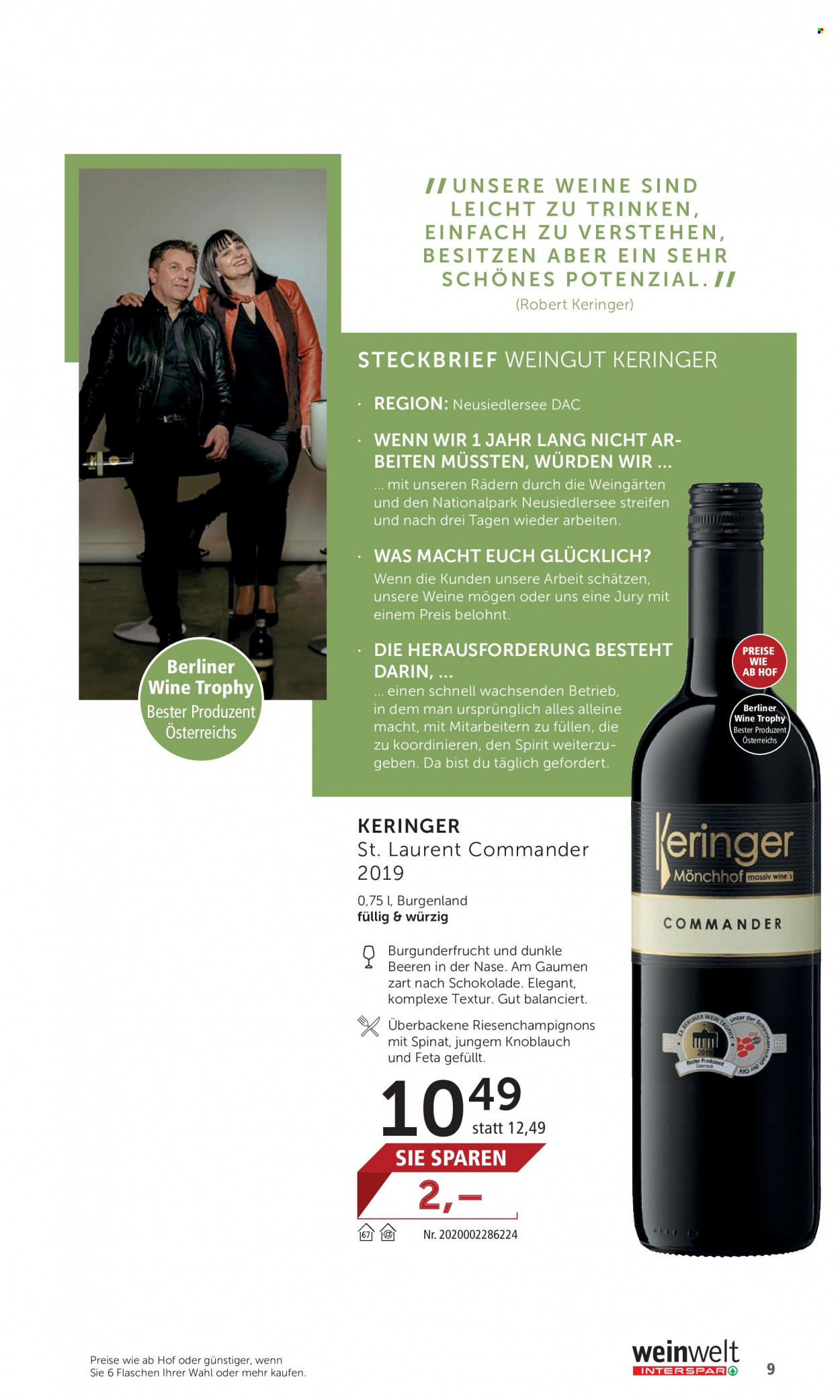 Angebote INTERSPAR - 17.3.2022 - 27.4.2022. Seite 9