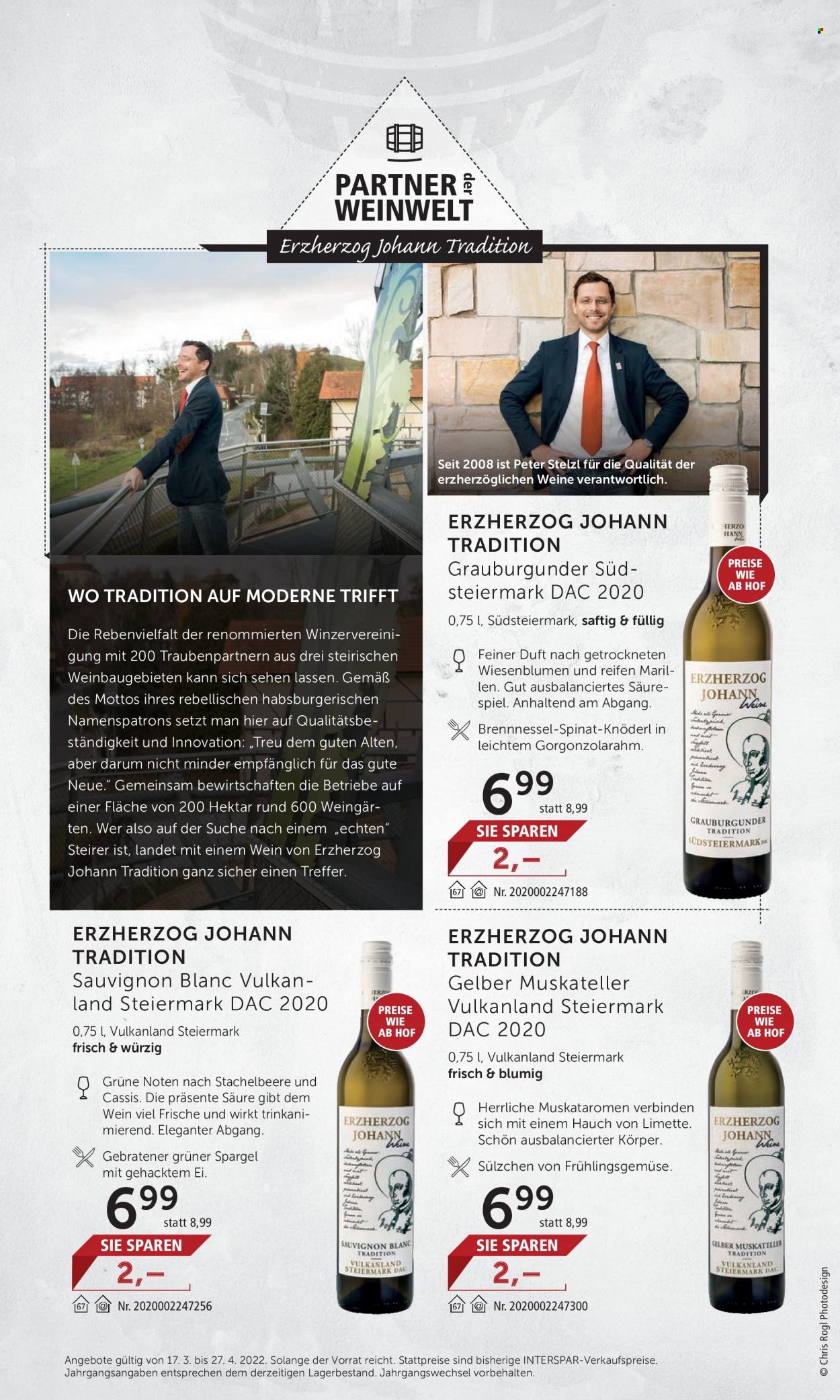 Angebote INTERSPAR - 17.3.2022 - 27.4.2022. Seite 20