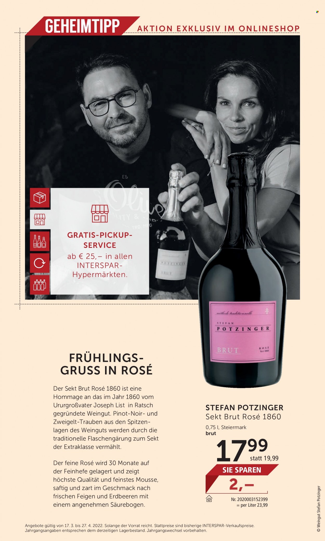 Angebote INTERSPAR - 17.3.2022 - 27.4.2022. Seite 24