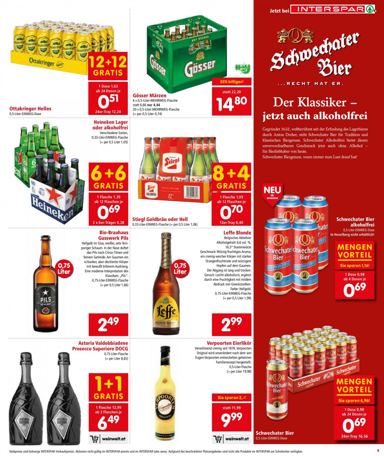 Angebote INTERSPAR - 24.3.2022 - 6.4.2022. Seite 9