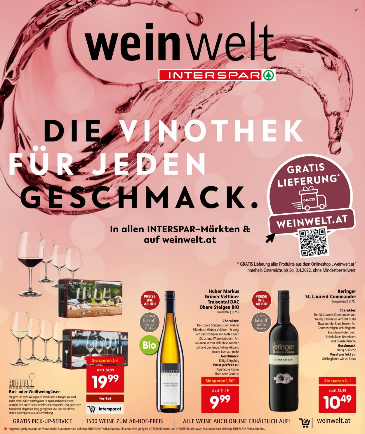 Angebote INTERSPAR - 24.3.2022 - 6.4.2022. Seite 10