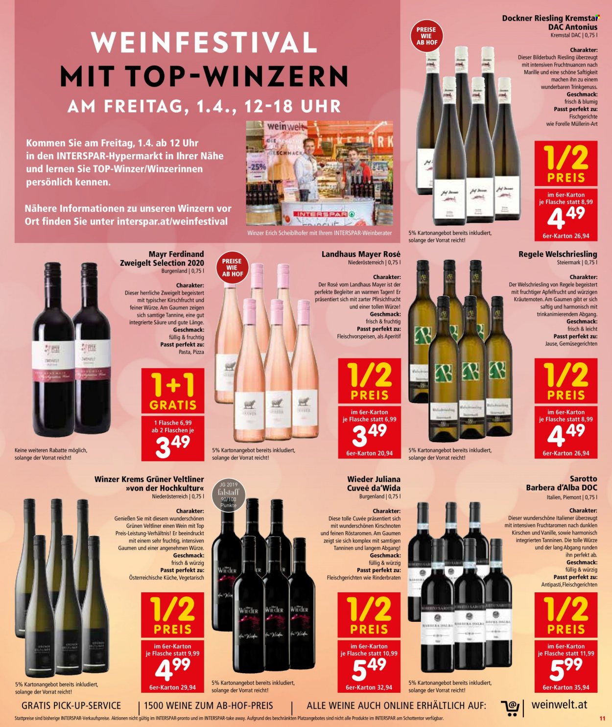 Angebote INTERSPAR - 24.3.2022 - 6.4.2022. Seite 11