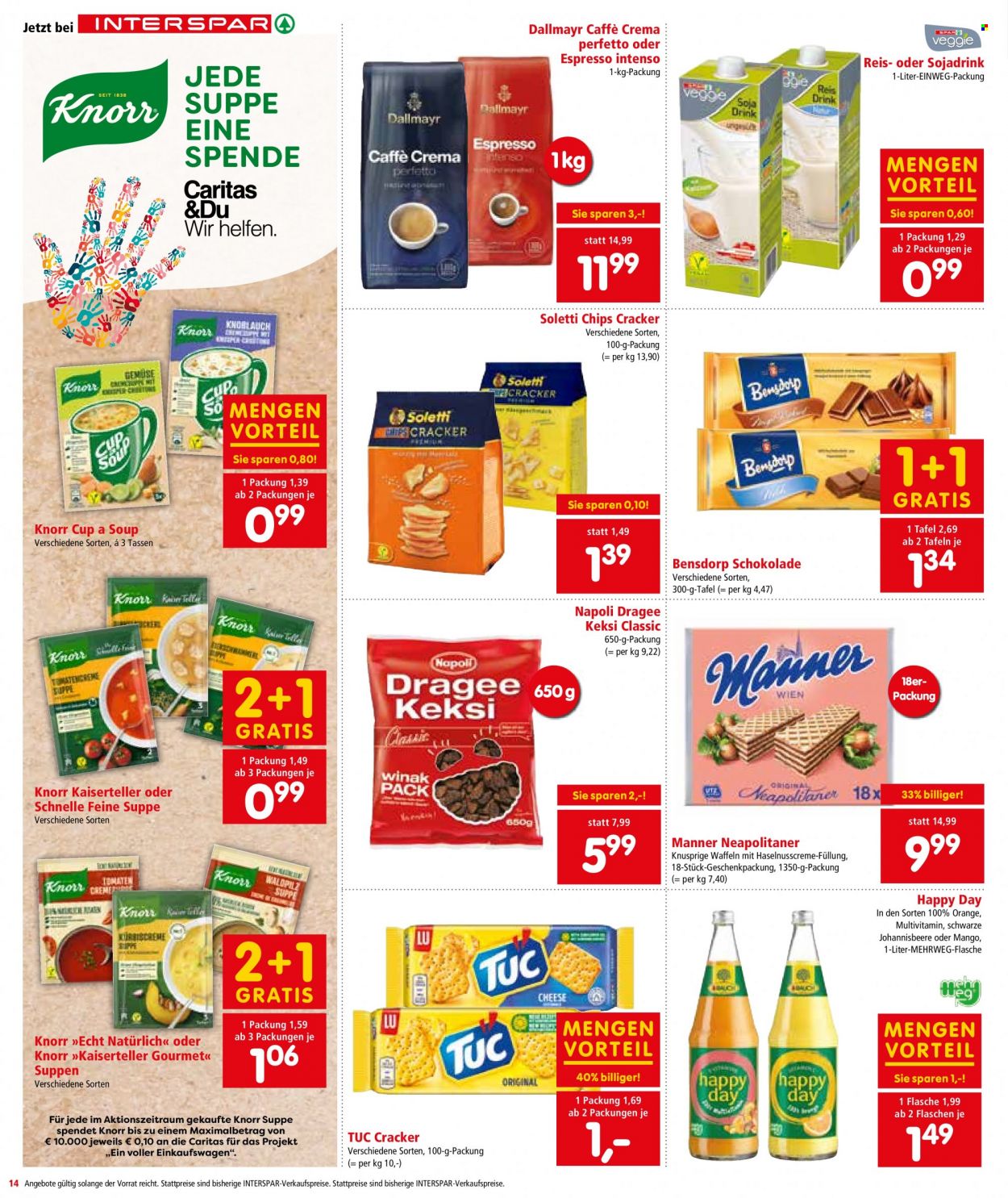 Angebote INTERSPAR - 24.3.2022 - 6.4.2022. Seite 14