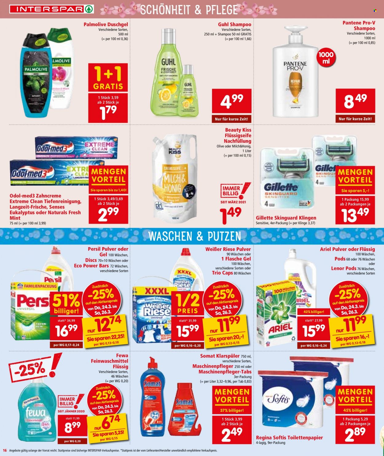 Angebote INTERSPAR - 24.3.2022 - 6.4.2022. Seite 16