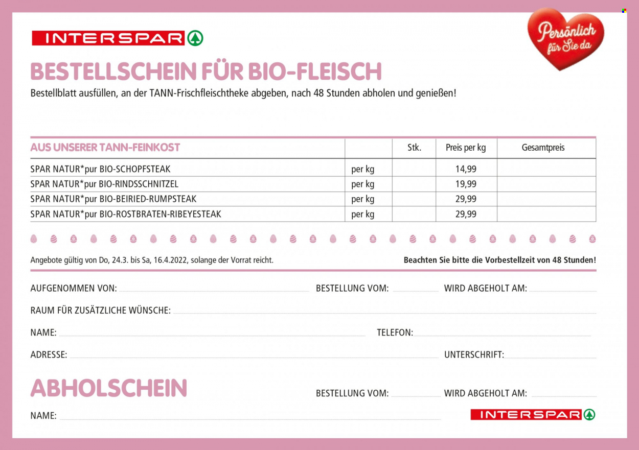 Angebote INTERSPAR - 24.3.2022 - 16.4.2022. Seite 8