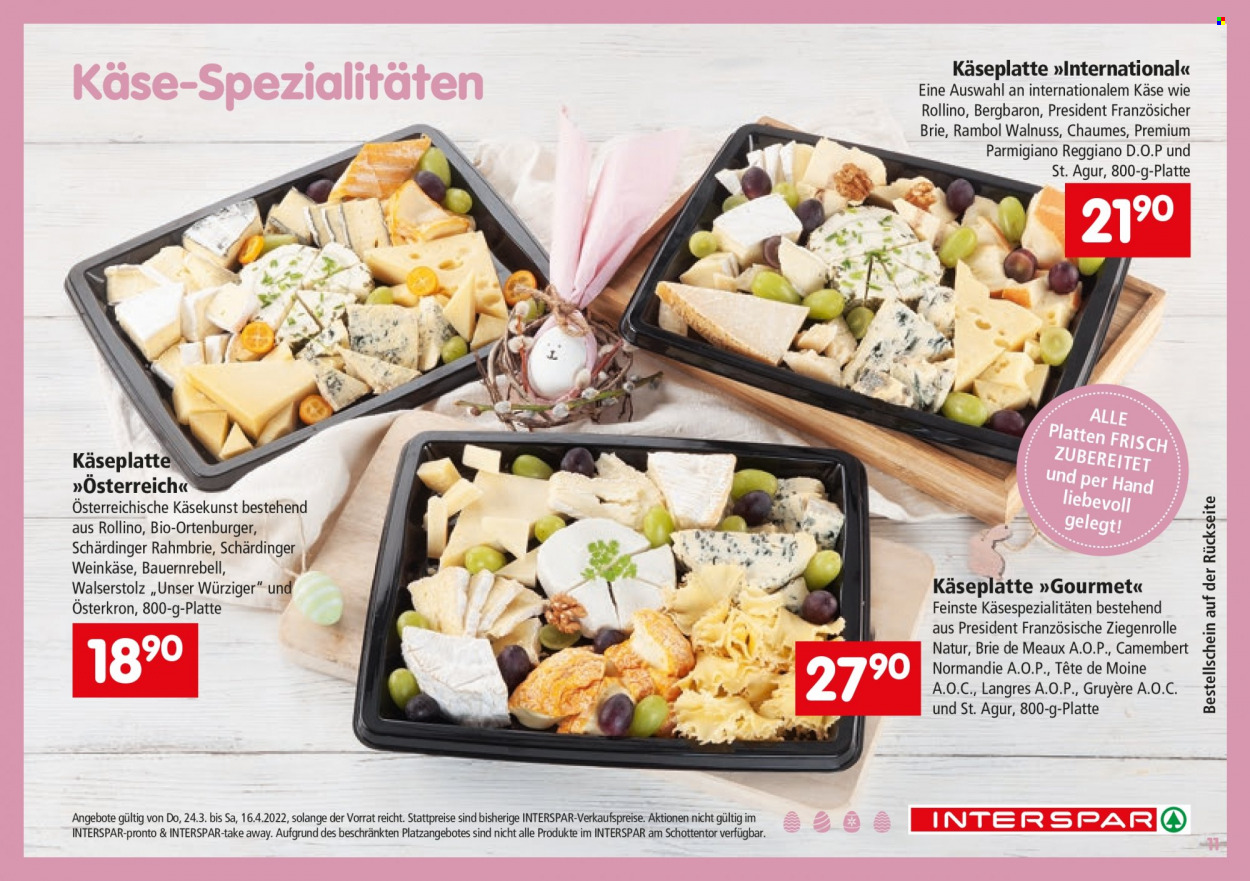 Angebote INTERSPAR - 24.3.2022 - 16.4.2022. Seite 11