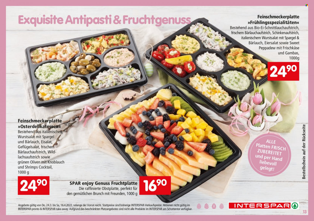 Angebote INTERSPAR - 24.3.2022 - 16.4.2022. Seite 13