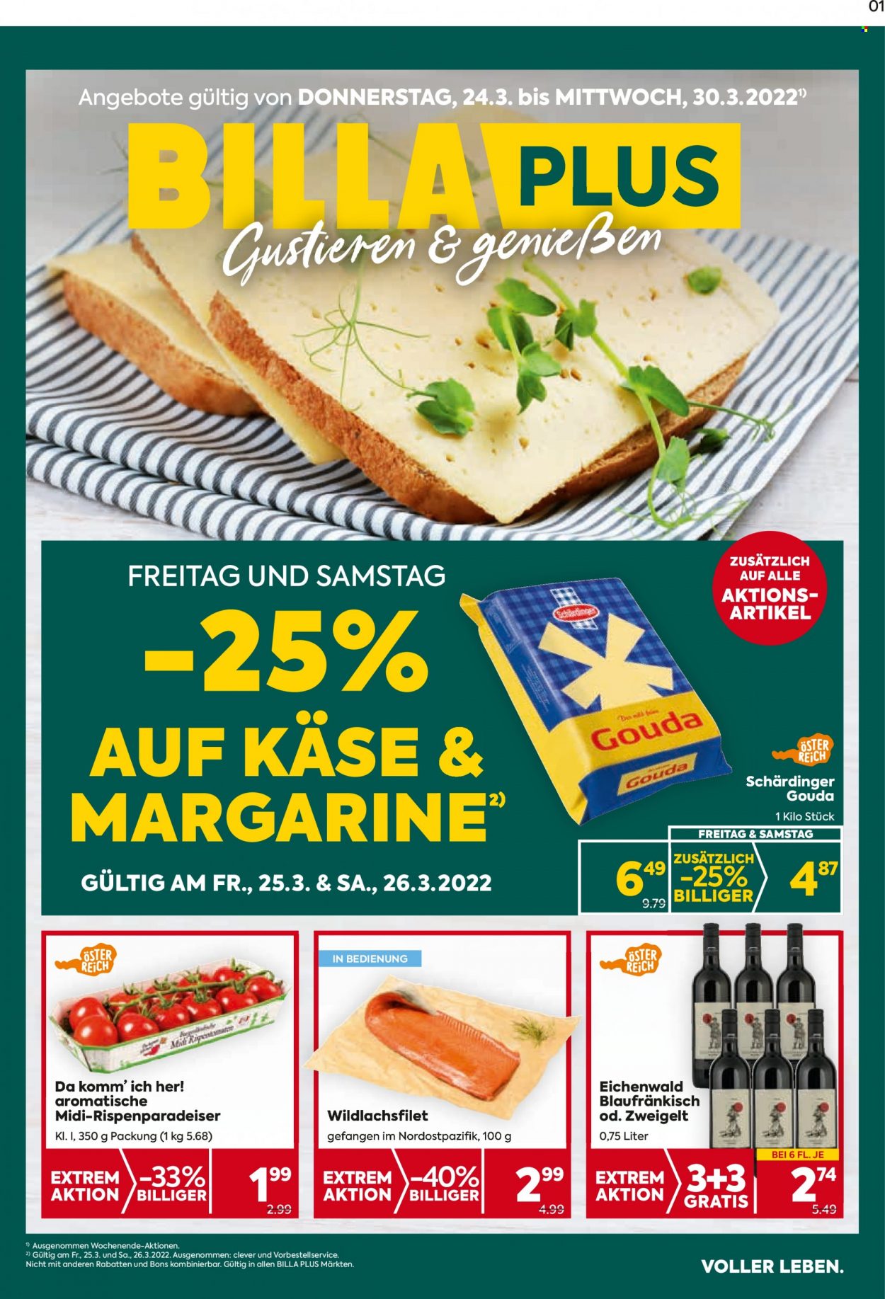 Angebote Billa Plus - 24.3.2022 - 30.3.2022. Seite 1