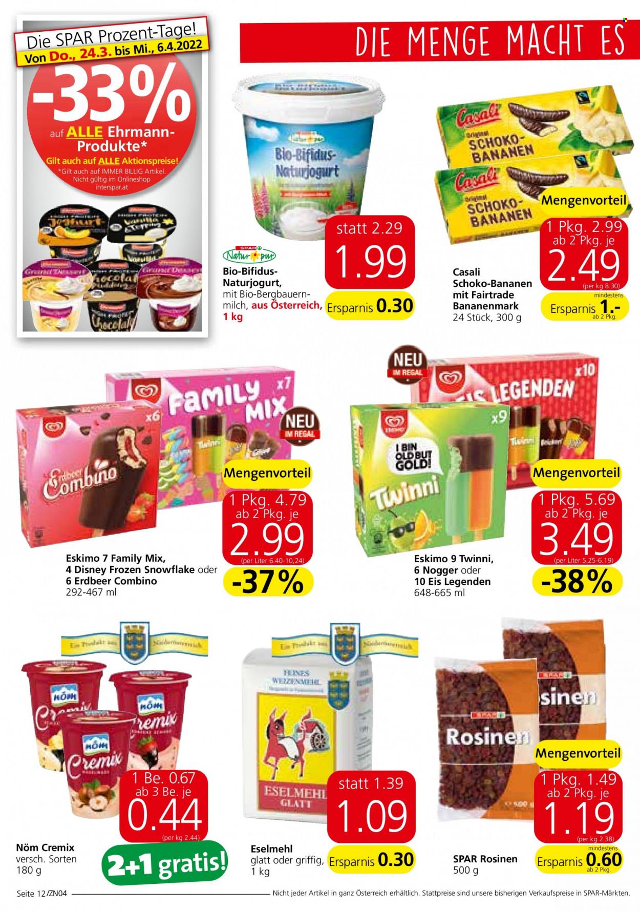 Angebote INTERSPAR - 24.3.2022 - 6.4.2022. Seite 12