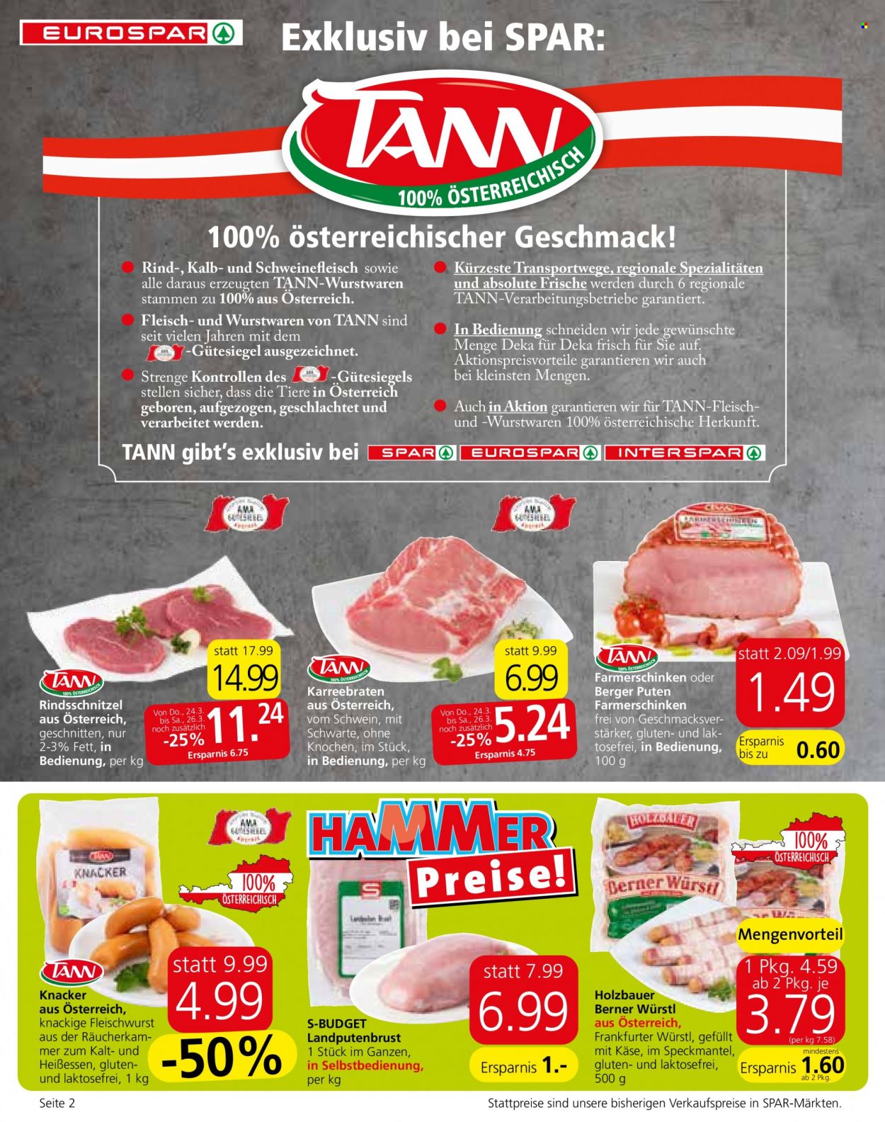 Angebote EUROSPAR - 24.3.2022 - 6.4.2022. Seite 2