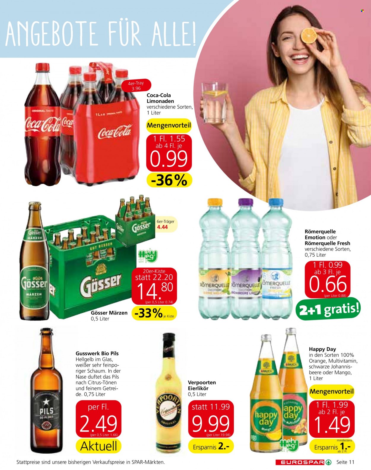 Angebote EUROSPAR - 24.3.2022 - 6.4.2022. Seite 11