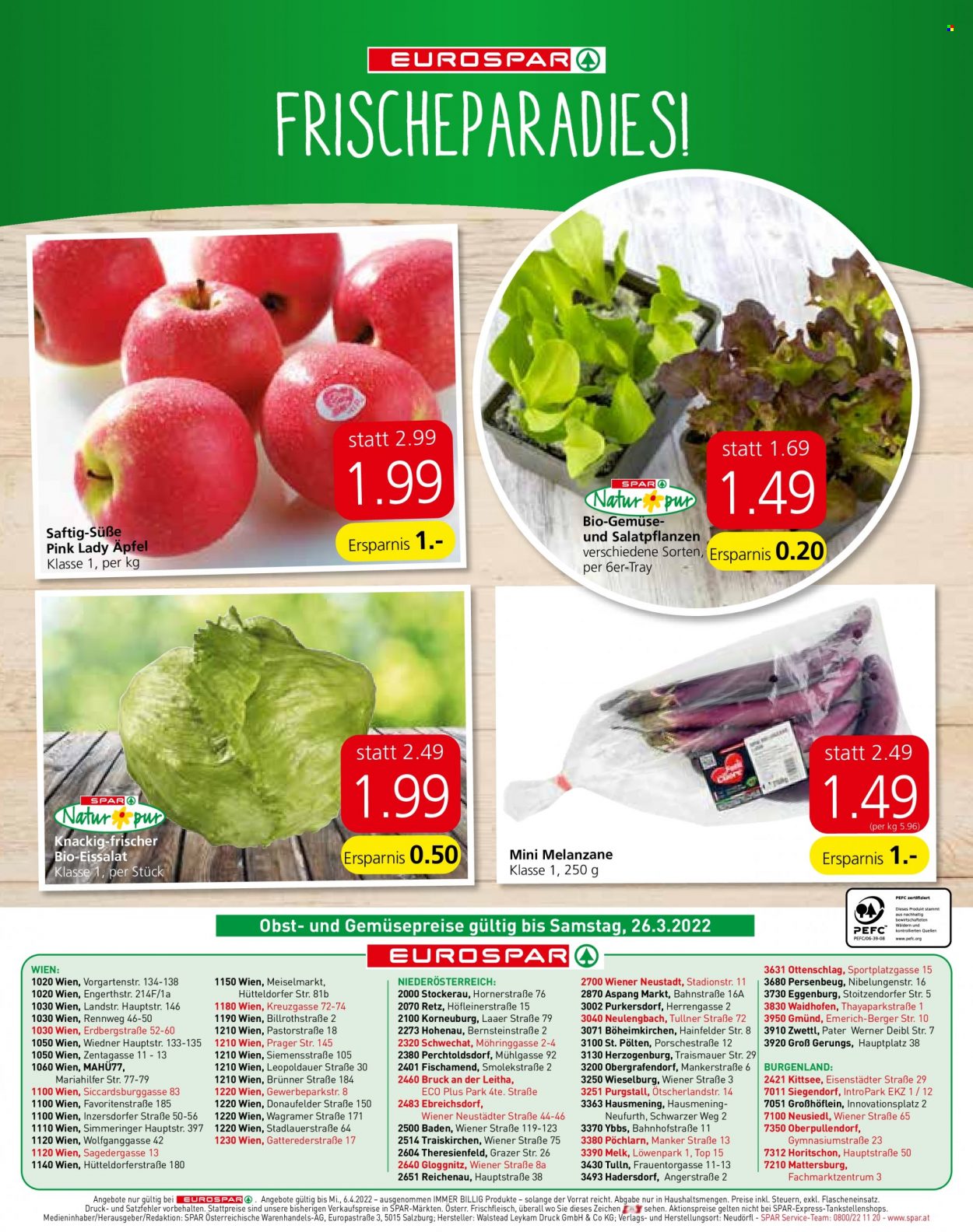 Angebote EUROSPAR - 24.3.2022 - 6.4.2022. Seite 16