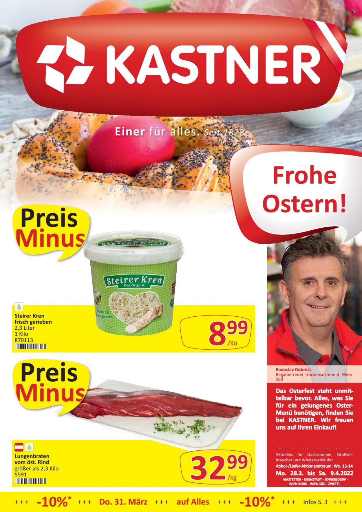 Angebote KASTNER - 28.3.2022 - 9.4.2022. Seite 1