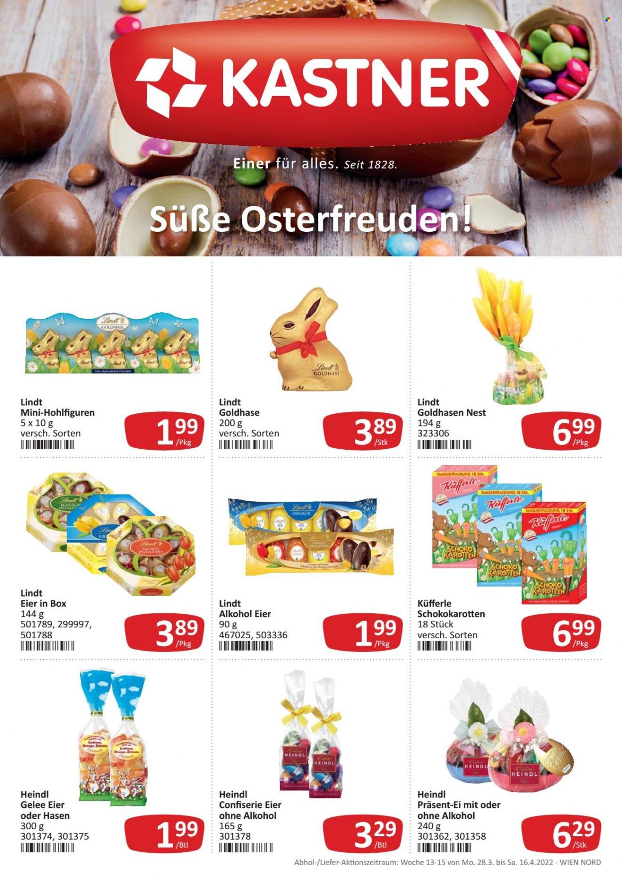 Angebote KASTNER - 28.3.2022 - 16.4.2022. Seite 1