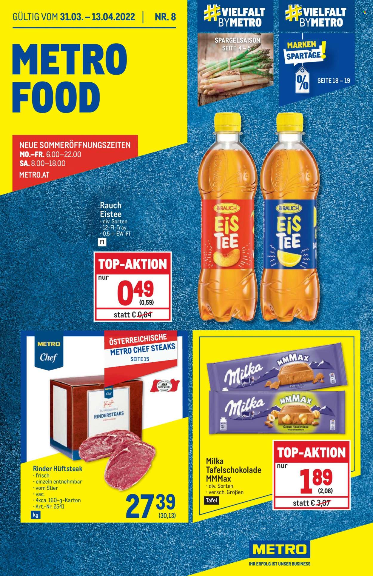 Angebote Metro - 31.3.2022 - 13.4.2022. Seite 1