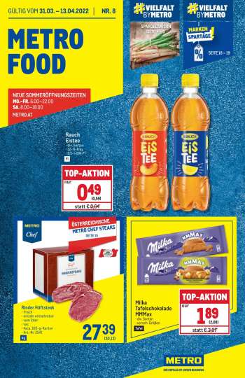 Angebote Metro - 31.3.2022 - 13.4.2022.