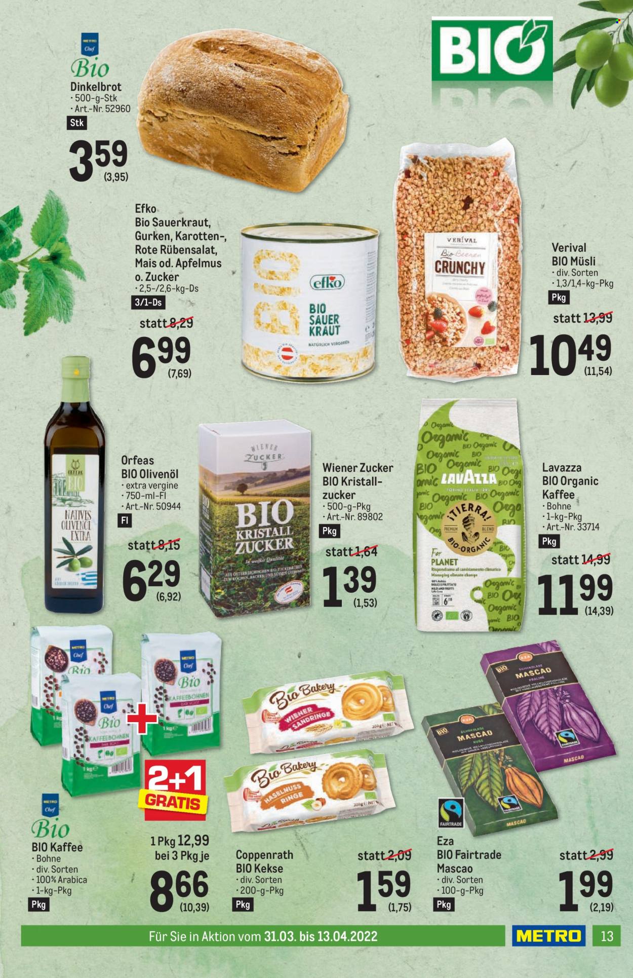 Angebote Metro - 31.3.2022 - 13.4.2022. Seite 13