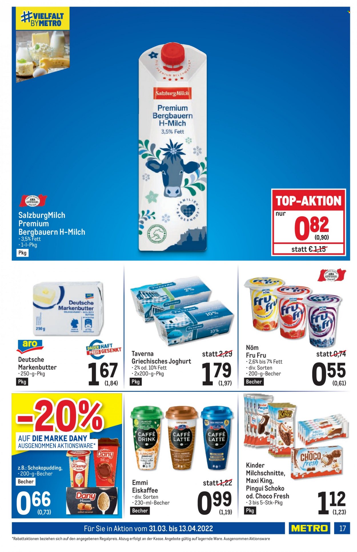 Angebote Metro - 31.3.2022 - 13.4.2022. Seite 17