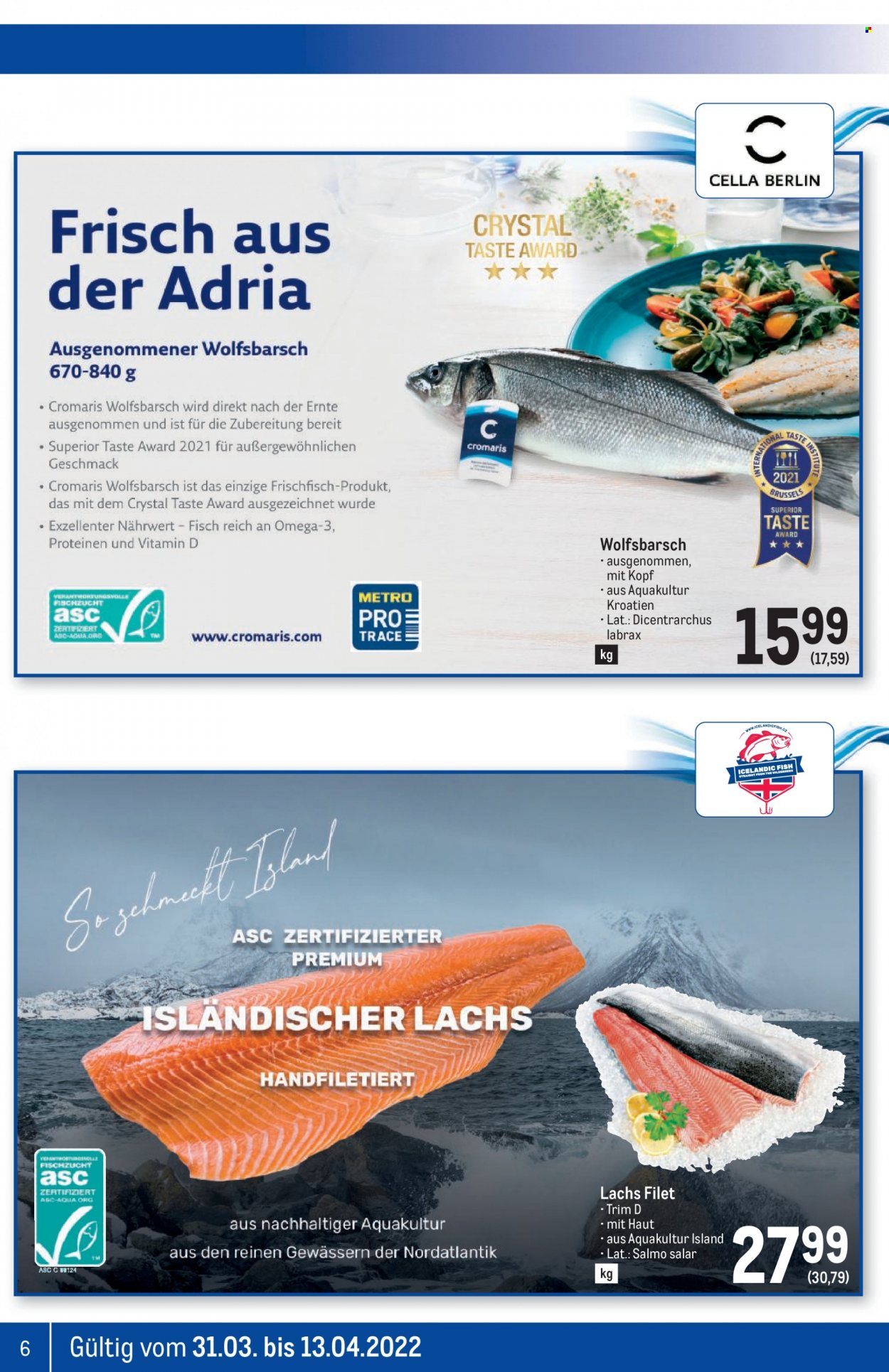 Angebote Metro - 31.3.2022 - 13.4.2022. Seite 6