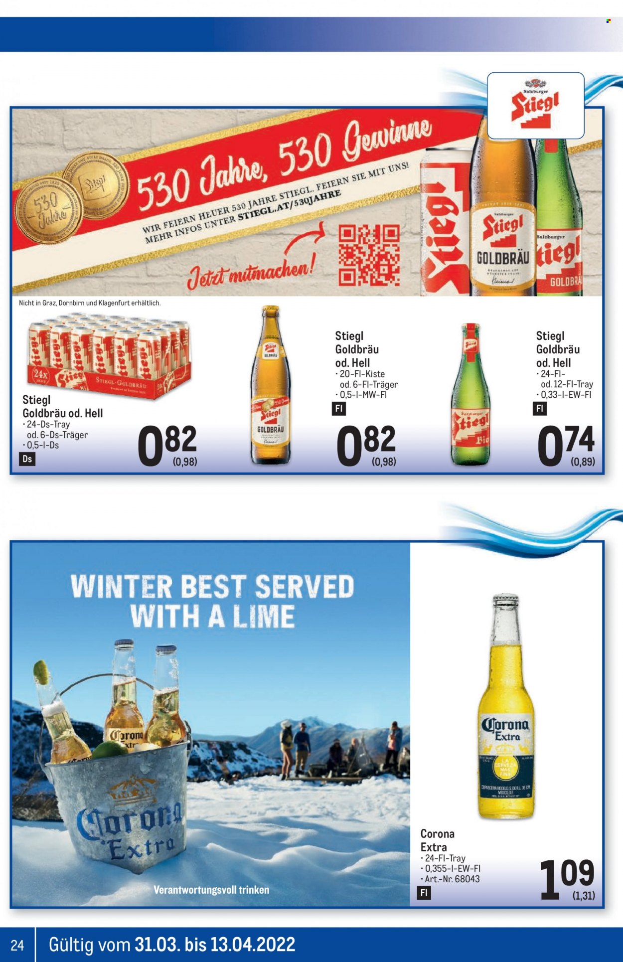 Angebote Metro - 31.3.2022 - 13.4.2022. Seite 24