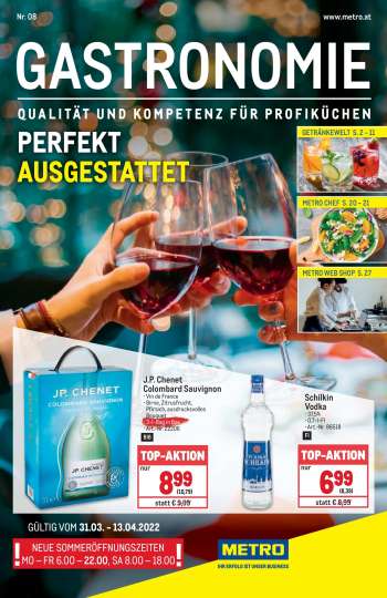 Angebote Metro - 31.3.2022 - 13.4.2022.