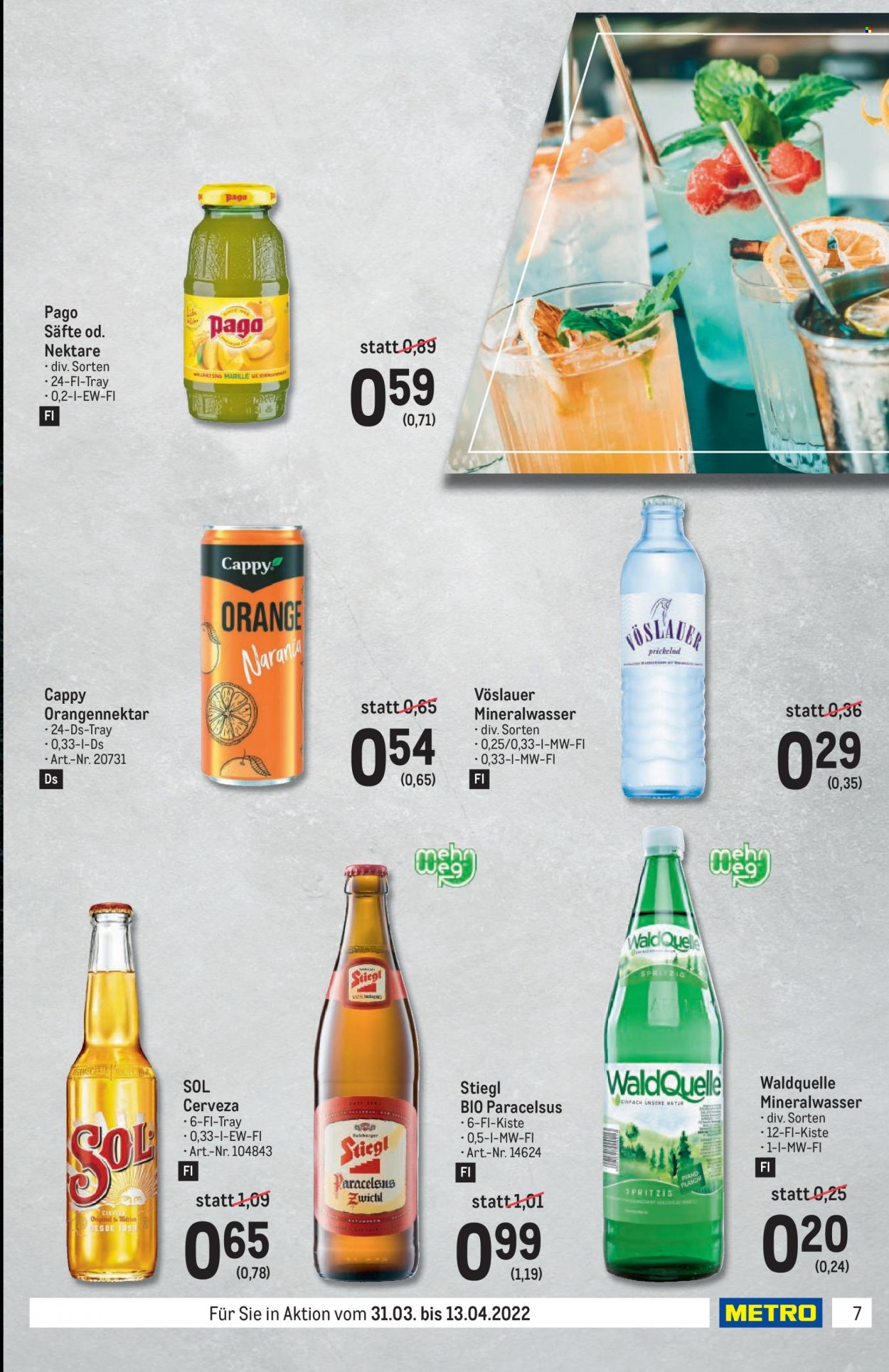 Angebote Metro - 31.3.2022 - 13.4.2022. Seite 7
