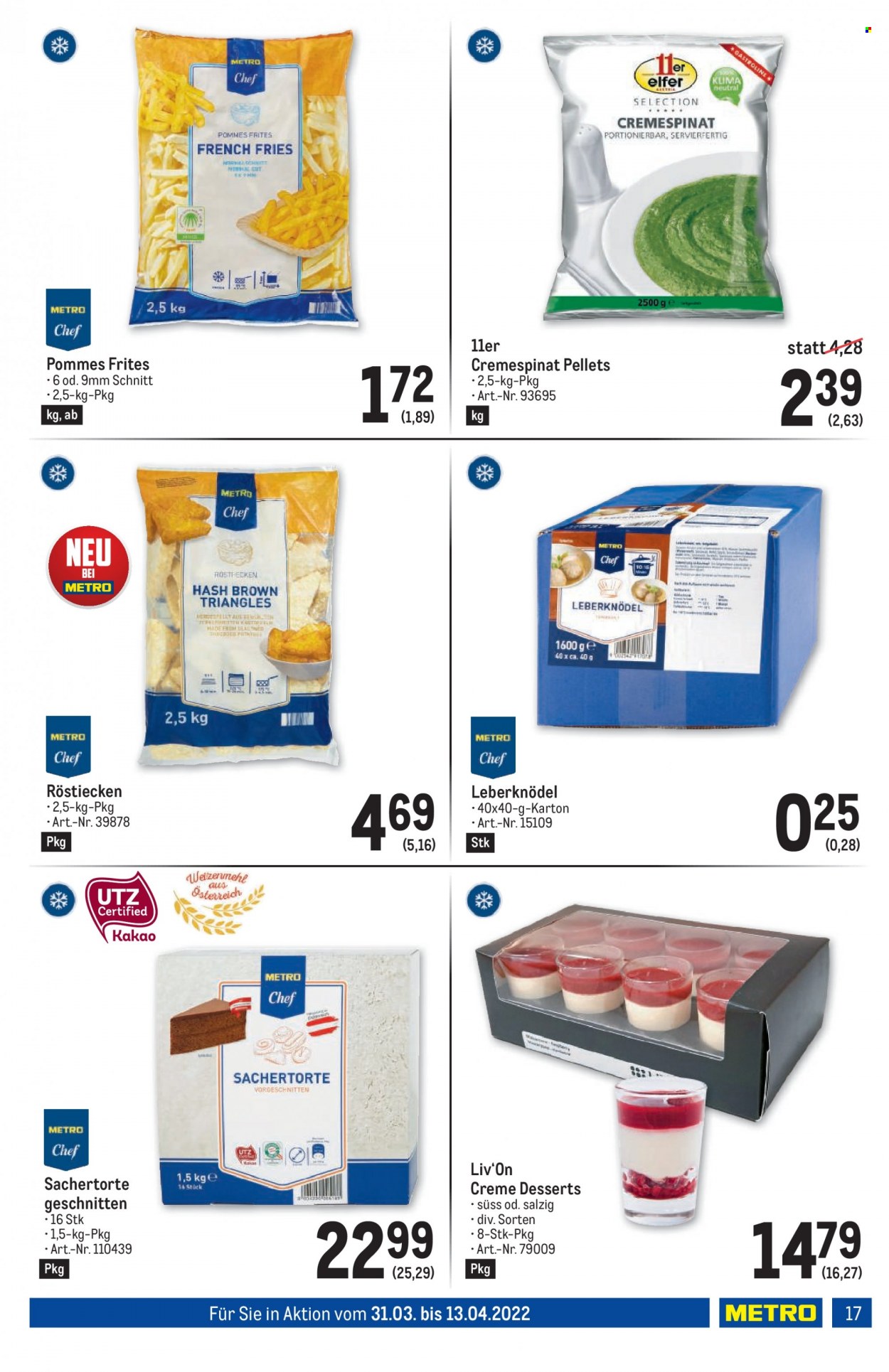 Angebote Metro - 31.3.2022 - 13.4.2022. Seite 17