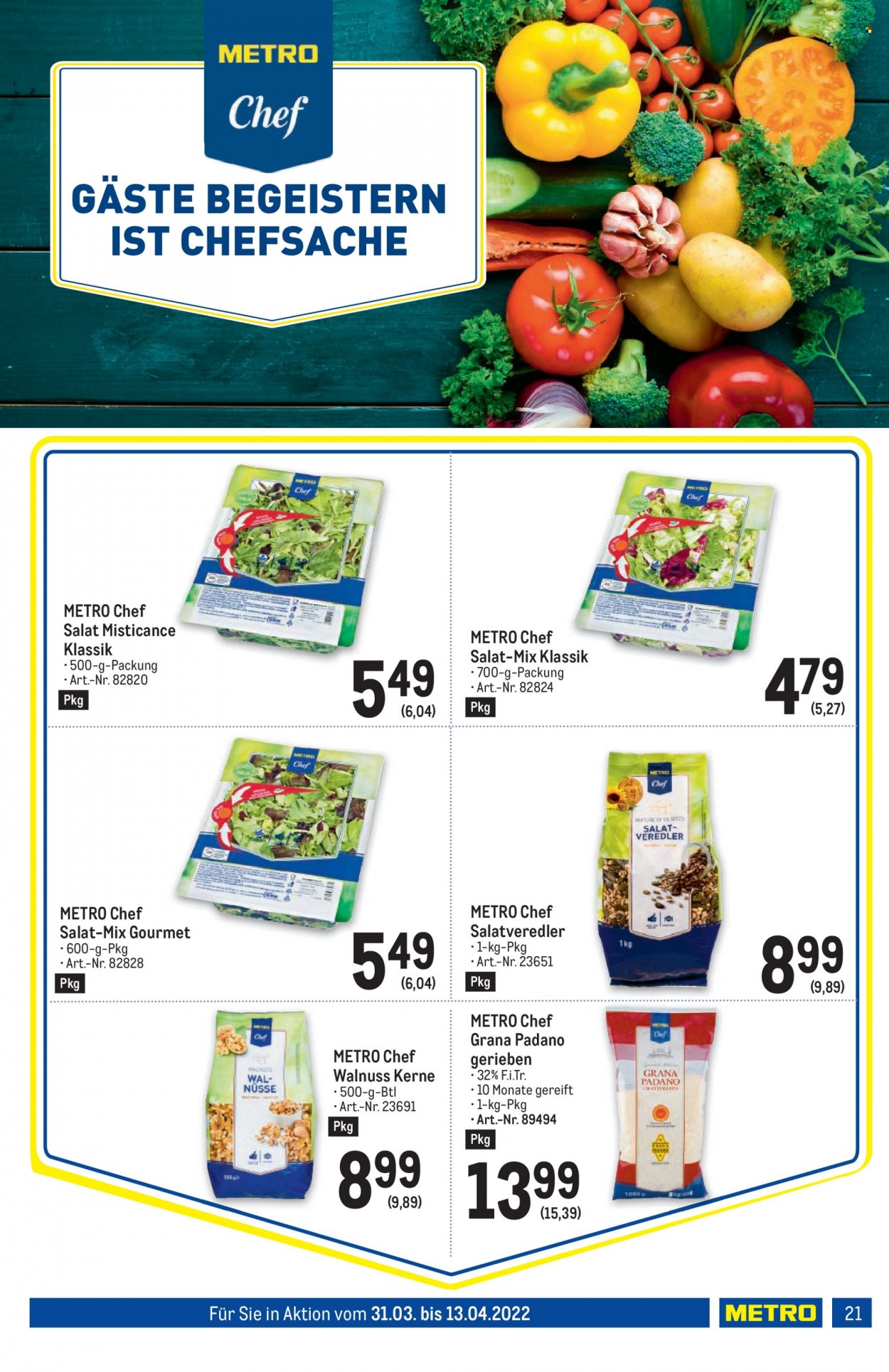Angebote Metro - 31.3.2022 - 13.4.2022. Seite 21