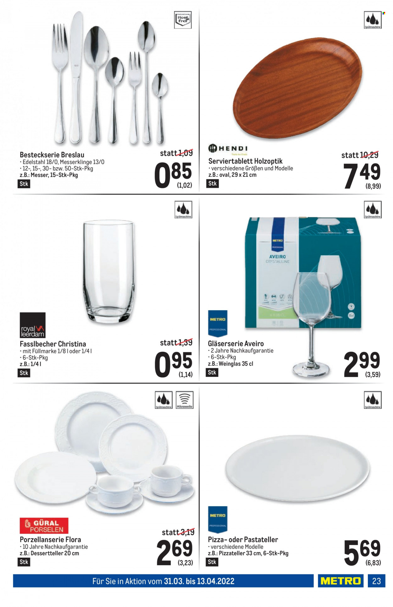 Angebote Metro - 31.3.2022 - 13.4.2022. Seite 23