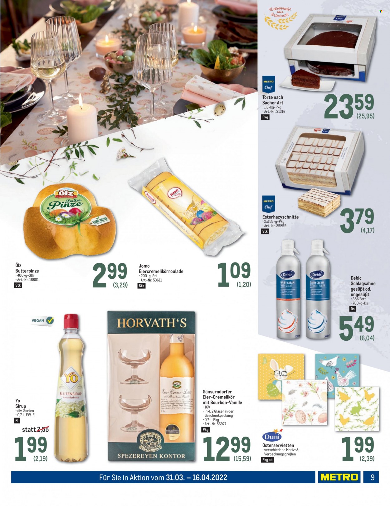 Angebote Metro - 31.3.2022 - 16.4.2022. Seite 9