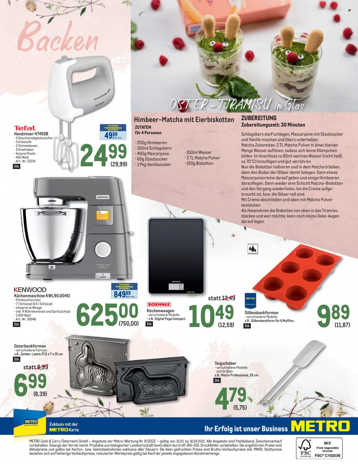 Angebote Metro - 31.3.2022 - 16.4.2022. Seite 16