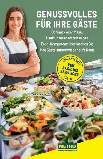 Angebote Metro - 31.3.2022 - 27.4.2022.