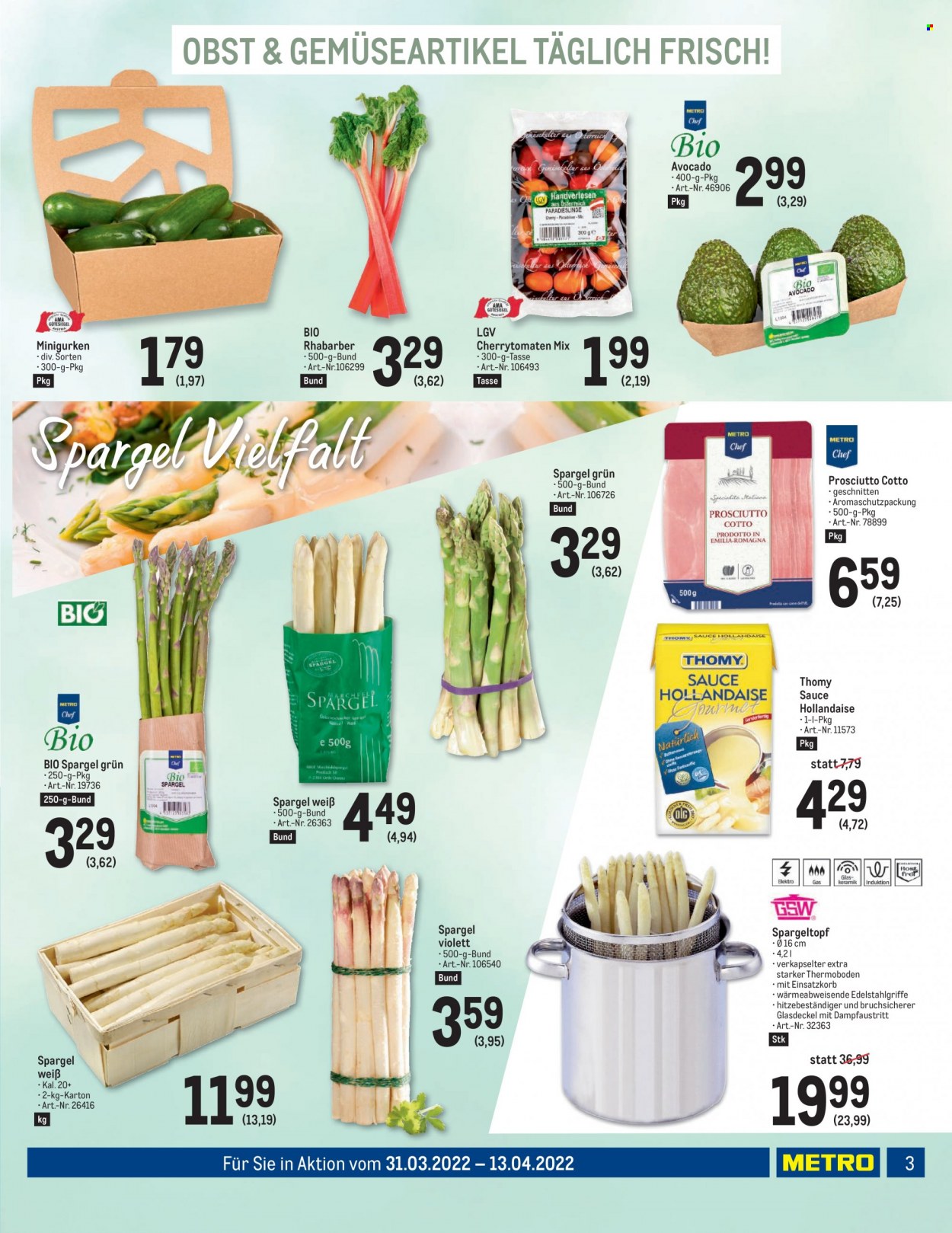 Angebote Metro - 31.3.2022 - 13.4.2022. Seite 3
