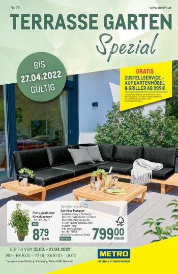 Angebote Metro - 31.3.2022 - 27.4.2022.