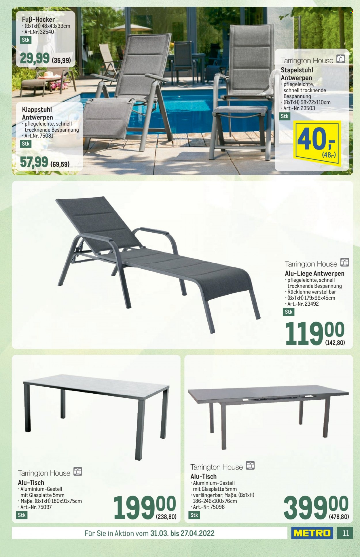 Angebote Metro - 31.3.2022 - 27.4.2022. Seite 11