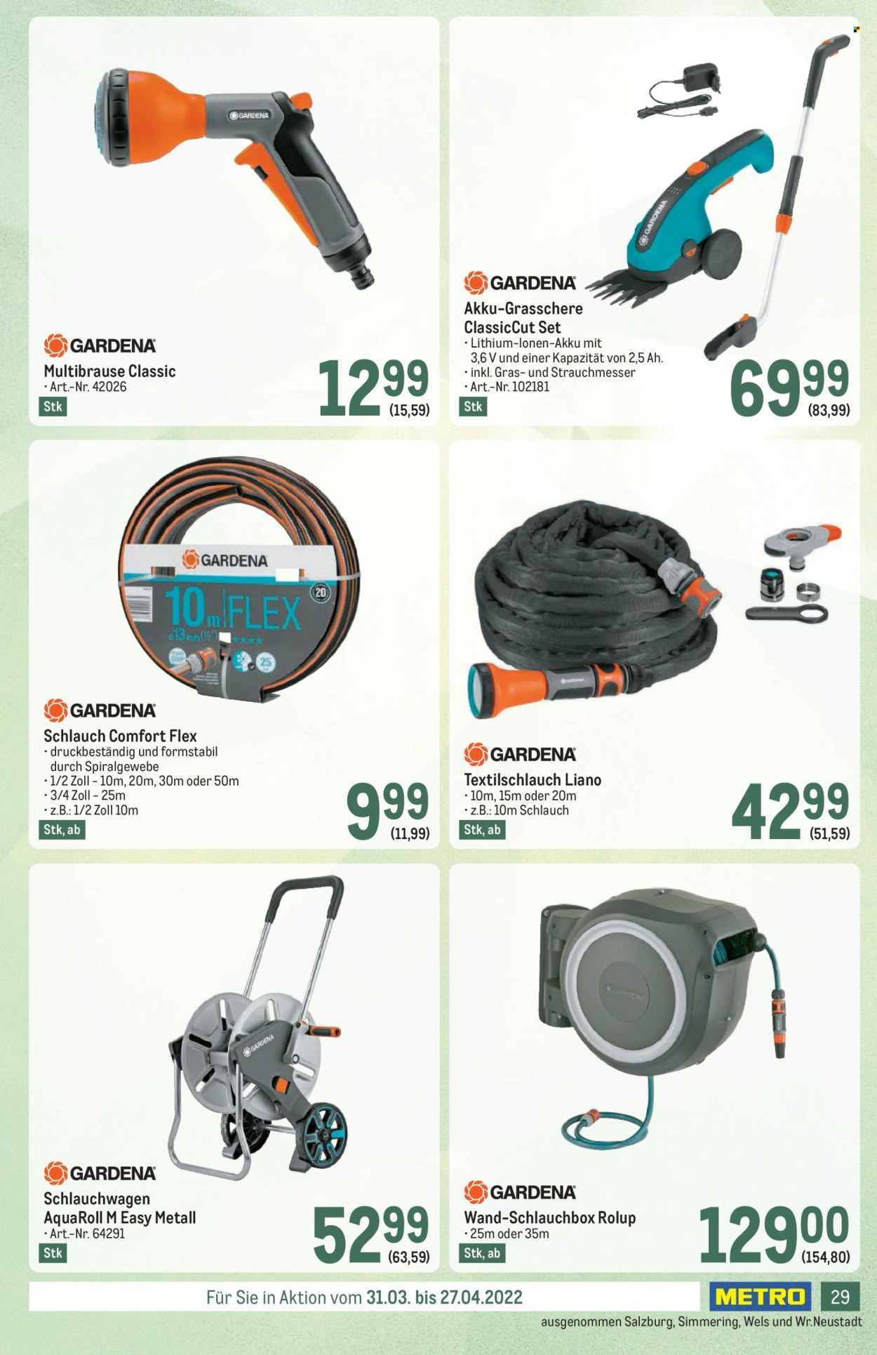 Angebote Metro - 31.3.2022 - 27.4.2022. Seite 29