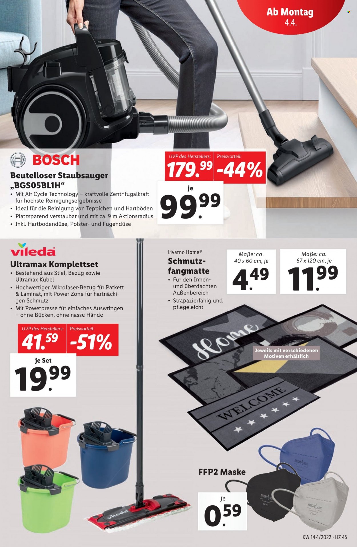Angebote Lidl - 31.3.2022 - 6.4.2022. Seite 45