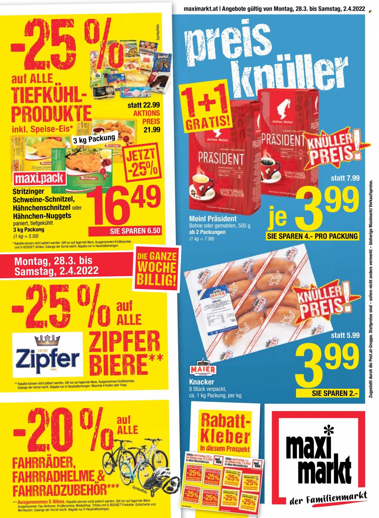 Angebote Maximarkt - 28.3.2022 - 2.4.2022. Seite 1