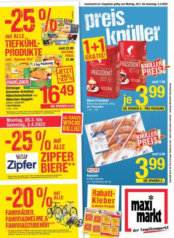 Angebote Maximarkt - 28.3.2022 - 2.4.2022.