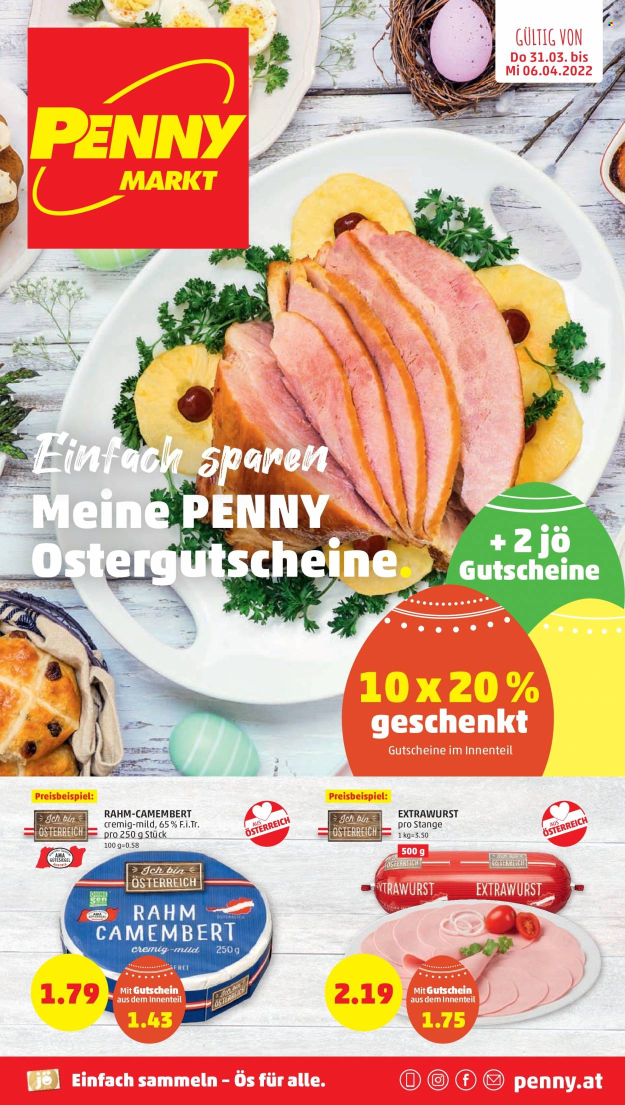 Angebote Penny - 31.3.2022 - 6.4.2022. Seite 1