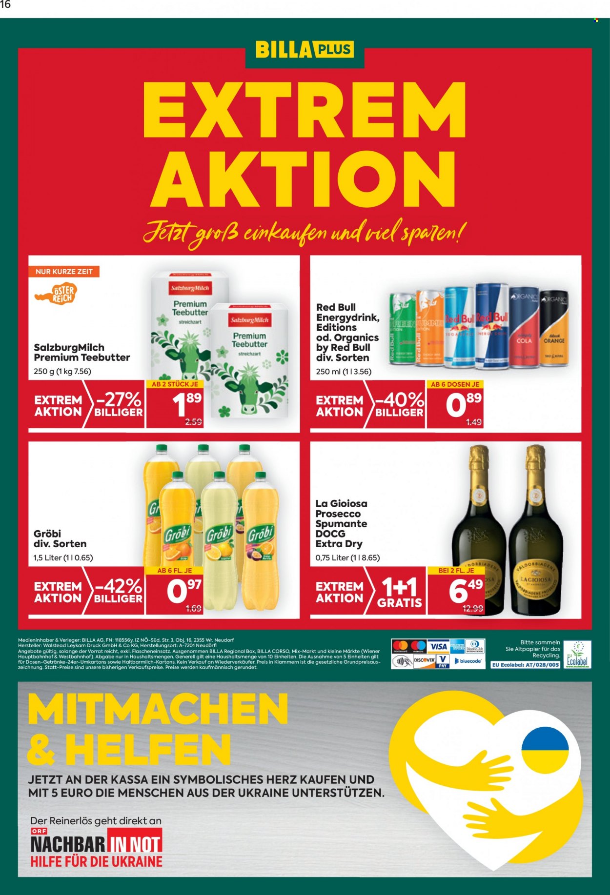 Angebote Billa Plus - 31.3.2022 - 6.4.2022. Seite 16