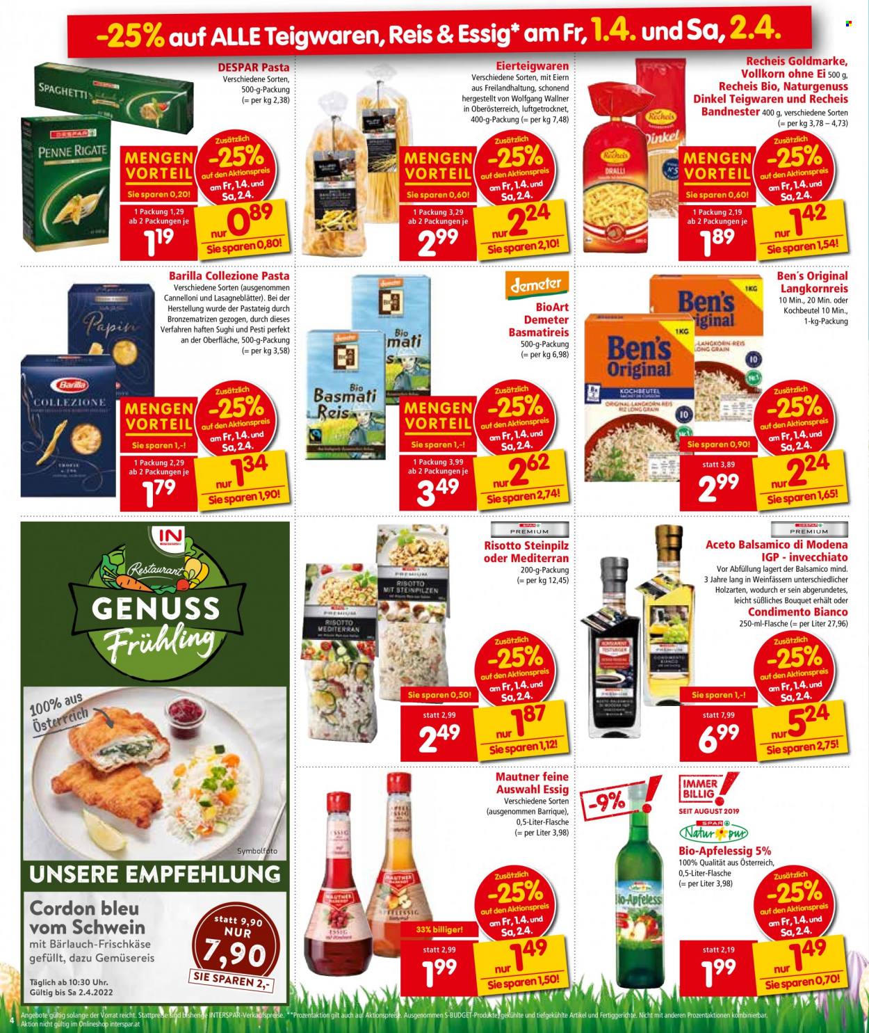 Angebote INTERSPAR - 31.3.2022 - 6.4.2022. Seite 4
