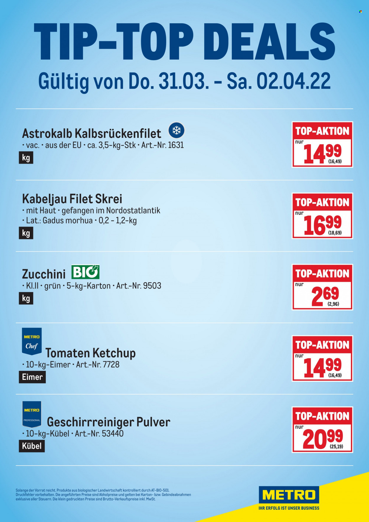 Angebote Metro - 31.3.2022 - 2.4.2022. Seite 6